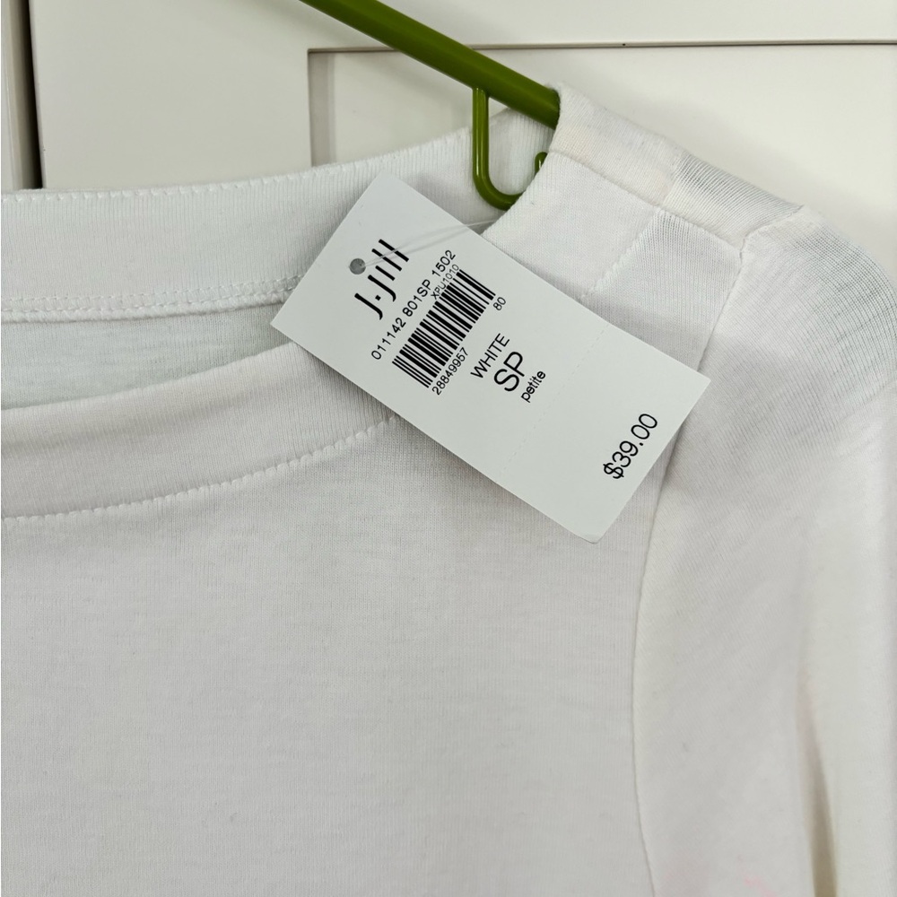 J.jill White Long Sleeve Top - Picture 2 of 3